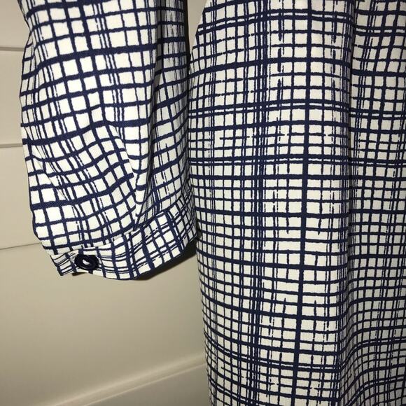 Lush Women's Blue and White Collared Romper Small - Picture 7 of 7